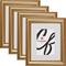 Craig Frames 4 Pack Victoria Gold Picture Frame with Mat
